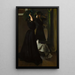 Le Chapeau vert - Virgilio Costantini — quadro incorniciato alla parete