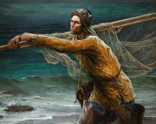 Un marin breton - Virginie Demont-Breton — vista dell’opera