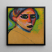 Visage de femme - Alexej von Jawlensky — quadro incorniciato alla parete