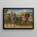 La Fuga in Egitto - Vittore Carpaccio — quadro incorniciato alla parete