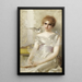 Ritratto di giovane donna - Vittorio Matteo Corcos — quadro incorniciato alla parete