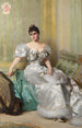 Portrait de Corinna Salmon - Vittorio Matteo Corcos — vista dell’opera