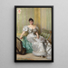 Portrait de Corinna Salmon - Vittorio Matteo Corcos — quadro incorniciato alla parete