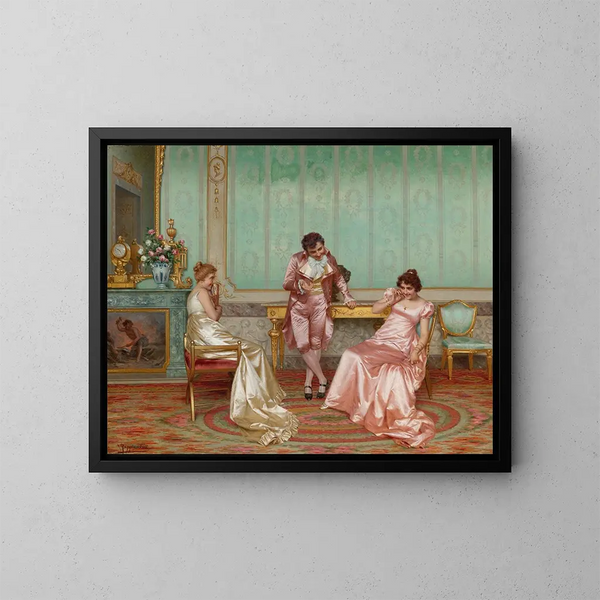 Un racconto umoristico - Vittorio Reggianini — quadro incorniciato alla parete