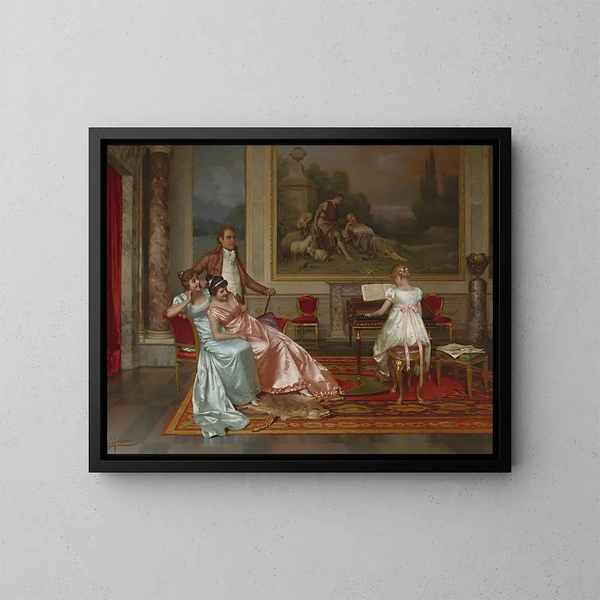 Il recital di pianoforte - Vittorio Reggianini — quadro incorniciato alla parete