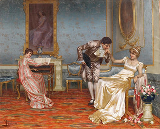 Il pretendente - Vittorio Reggianini — vista dell’opera