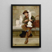 Le vendeur de sculptures - Vittorio Rignano — quadro incorniciato alla parete