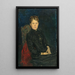 Portrait d'une femme - Vladimir Egorovich Makovsky — quadro incorniciato alla parete