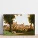 Riproduzione del dipinto Vista dai Giardini Farnese, Roma - Jean-Baptiste Camille Corot