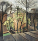 Vista posteriore della casa di Hampstead - Bernard Meninsky — vista dell’opera