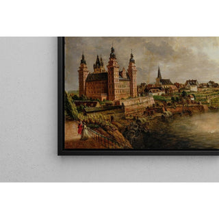 Vue d'Aschaffenburg - Christian Georg Schütz the Elder | Reproduction Tableau Décoration murale affiche copie