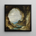 Vista di una Grotta - David Teniers il Giovane — quadro incorniciato alla parete
