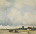 Riproduzione del dipinto Vista nelle Kempen con un ponte in assi - Jakob Smits