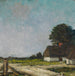 Riproduzione del dipinto Vista nelle Kempen con un ponte in assi - Jakob Smits