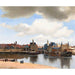 Riproduzione del dipinto Vista di Delft - Johannes Vermeer