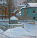 Vista di Mosca sotto la neve - Elizaveta Sergeevna Kruglikova — vista dell’opera