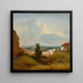 Vista dell'Albrechtsburg a Klosterneuburg - Johann Christian Brand — quadro incorniciato alla parete