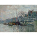 Riproduzione del dipinto Vista della Prins Hendrikkade e del Kromme Waal ad Amsterdam - Claude Monet