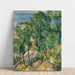 Riproduzione del dipinto Vista sul mare L'Estaque di Paul Cézanne