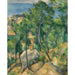 Riproduzione del dipinto Vista sul mare L'Estaque di Paul Cézanne