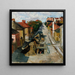 Vista da Fredrikinkatu - Akseli Gallen-Kallela — quadro incorniciato alla parete