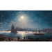 Vista sul Bosforo con Santa Sofia e la Torre della Vergine al chiaro di luna - Ivan Konstantinovich Aivazovsky