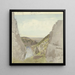Vista del Rheingrafenstein nella valle della Nahe - Carl Morgenstern — quadro incorniciato alla parete