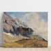 Riproduzione del dipinto Vista sulla Hütte di Mainz, Hohen Tauern con il Großen Wiesbachhorn sullo sfondo - Marie Egner