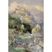 Riproduzione del dipinto Vista sulla fortezza di Hohensalzburg - Edward Theodore Compton