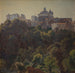 Vista su Ariccia e il Palazzo Chigi e S Maria dell'Assunzione, Italia - Thorald Lsse — vista dell’opera