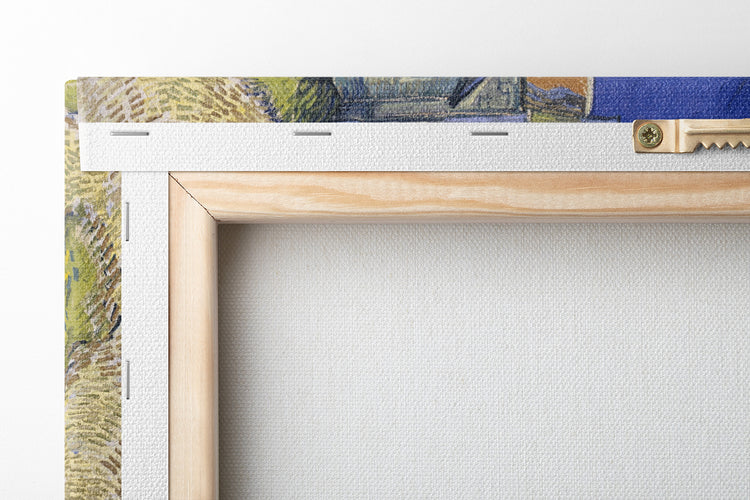 Vista posteriore – telaio in legno