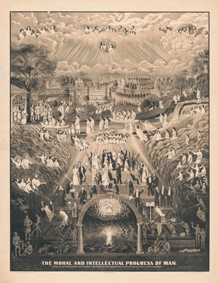 WJ Morgan Co Lith - The Moral and Intellectual Progress of Man.webp