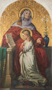 Sainte Anne avec Marie en prière - W. Geraedts — quadro incorniciato alla parete