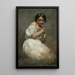Portrait d'une fille - Wacław Szymanowski — quadro incorniciato alla parete