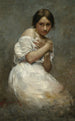 Portrait d'une fille - Wacław Szymanowski — vista dell’opera