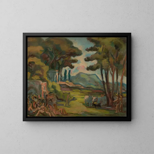 Composition en cire - Wacław Wśowicz — quadro incorniciato alla parete