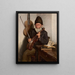 Vecchio uomo con un violino - Władysław Ciesielski — quadro incorniciato alla parete
