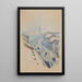 Vue sur Nowy Świat à Varsovie en hiver - Władysław Podkowiński — quadro incorniciato alla parete