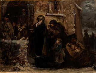Davanti a una chiesa - Władysław Rossowski — vista dell’opera