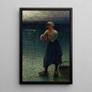 Wadysaw Wankie - Green fisherwoman.webp