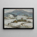 Cottages dans la neige - Władysław Ślewiński — quadro incorniciato alla parete