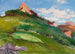 Paesaggio con vette di montagna rosa - Władysław Ślewiński — vista dell’opera