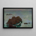 Île rocheuse - Władysław Ślewiński — quadro incorniciato alla parete