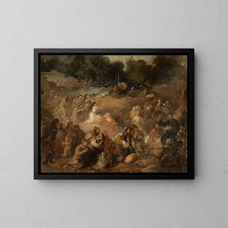 Battesimo della Lituania - Władysław Łuszczkiewicz — quadro incorniciato alla parete
