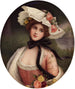 Ritratto di una bellezza che tiene delle rose - Richard Wagner — vista dell’opera