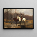 Due cosacchi a cavallo - Waldemar Łysiak — quadro incorniciato alla parete