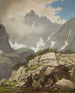 Rifugio sotto roccia del reverendo Stolarczyk nei Tatras - Walery Eljasz-Radzikowski — vista dell’opera