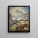 Rifugio sotto roccia del reverendo Stolarczyk nei Tatras - Walery Eljasz-Radzikowski — quadro incorniciato alla parete