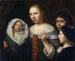Ritratto di una giovane donna con tre figli - Wallerant Vaillant — vista dell’opera