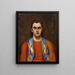 Boléro dorato e blu - Walt Kuhn — quadro incorniciato alla parete